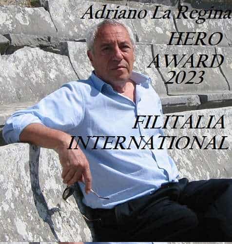 Adriano La Regina HeroAward 2023 Bojano per Filitalia International. Prestigioso riconoscimento USA all’archeologo che studia i Sanniti
