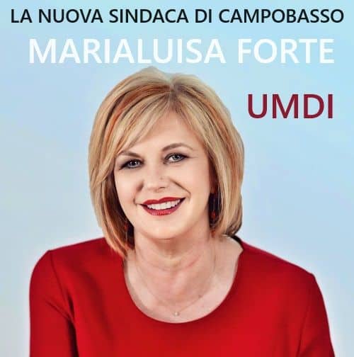 Marialuisa Forte nuovo sindaco di Campobasso. La prima donna della storia del capoluogo del Molise