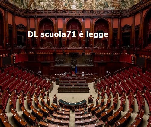 DL scuola71 è Legge dello Stato, grandi novità su sostegno e docente per stranieri. Rammarico Anief