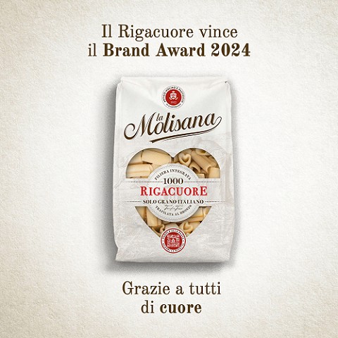 Rigacuore La Molisana vince il premio dei Brands Award