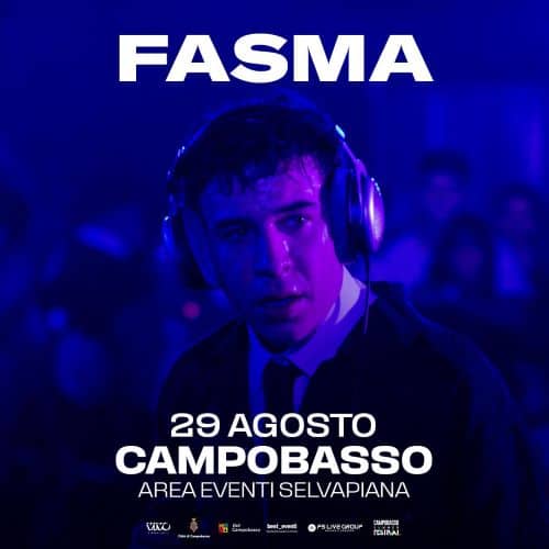 Fasma al Summer Festival di Campobasso, un nuovo cantante si aggiunge al cast