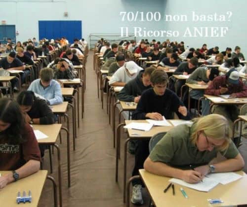 Ricorso Anief 70/100 Concorso Scuola. Candidati idonei vanno assunti