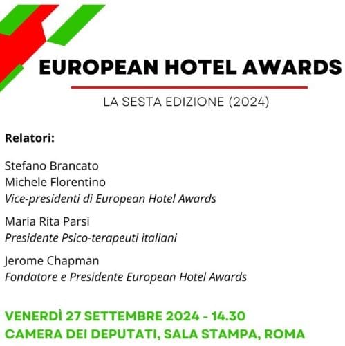 European Hotel Awards Copenaghen VI edizione