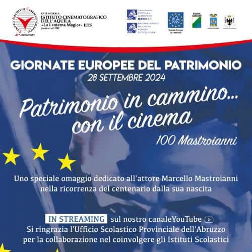 Giornate Europee del Patrimonio, l’omaggio a Marcello Mastroianni