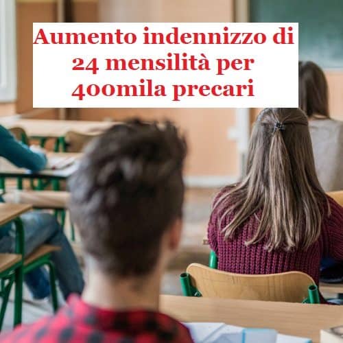 Precari indennizzo 24 mensilità. Ennesimo successo Anief per 400mila