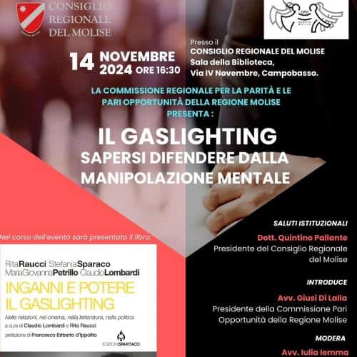 Attenti alla manipolazione mentale: il Gaslighting può colpire tutti. Se ne parla a Campobasso