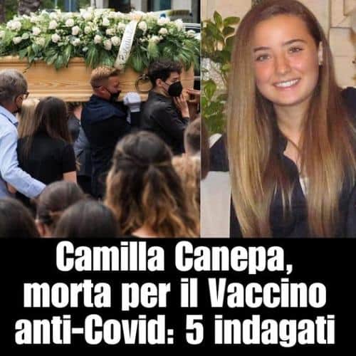 Camilla uccisa dal vaccino anti-Covid Astra Zeneca. Rinvio a giudizio dei medici disposto dalla Procura di Genova