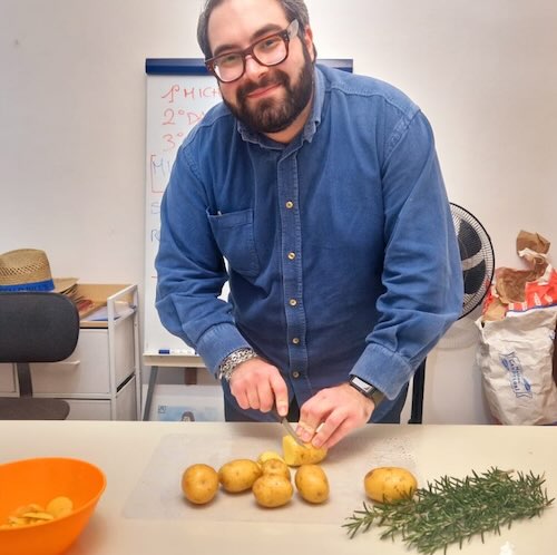 Patate croccanti al rosmarino in friggitrice ad aria