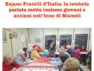 Bojano Fratelli d’Italia: la tombola parlata mette insieme giovani e anziani nell’inno di Mameli