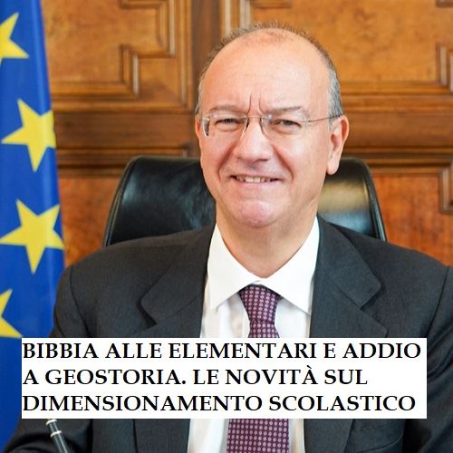 Bibbia alle elementari e addio a geostoria. Le novità sul dimensionamento scolastico