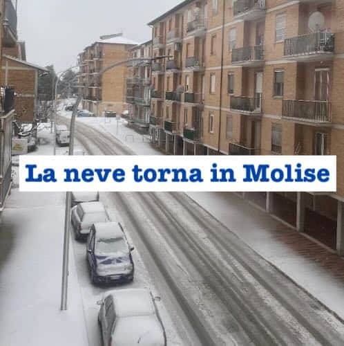 Neve in Molise Spensieri chiarisce l’errore di previsione. Scuole chiuse a Campobasso