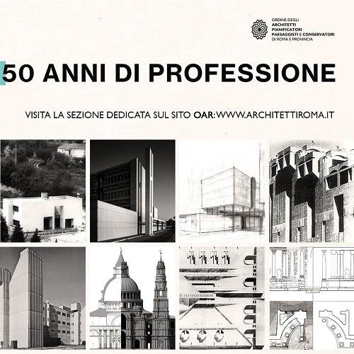 Ordine degli Architetti Roma celebra i colleghi che compiono 50 anni di professione