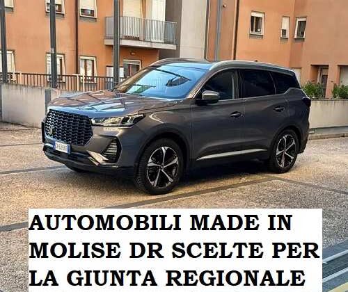 Automobili made in Molise Dr scelte per la Giunta regionale