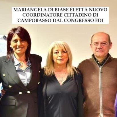 FDI a Congresso Campobasso elegge il nuovo coordinatore, Mariangela Di Biase