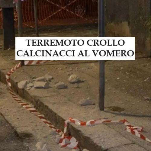 Terremoto crollo calcinacci Vomero e scuole chiuse