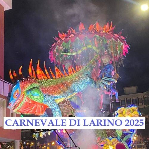 Carnevale Larino 50esima edizione. Proclamati i carri vincitori. Gabry Ponte ospite serata finale