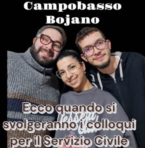 Servizio Civile Campobasso Bojano progetti SensiAttivi 2 e Central Special Guest 2. Si parte con le selezioni